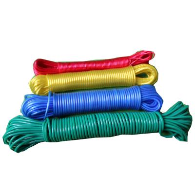 China Colthes Line PVC Clothes Line With PP Core, PVC Coated Rope, PVC Clothes Hanging Line Rope for sale