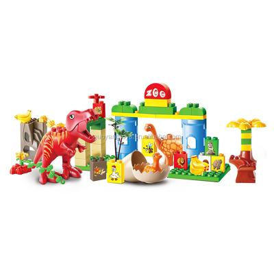 China New Building Toy 52 Pcs Dinosaur Set Building Block Set Block Model for sale