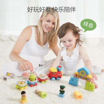 China Construction Toy Children's Train Toy Rail Car Set 2-9 Years Old Rail Car Toys for sale