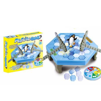 China Tetra Tower Keep Balance Game Toys Adult Creative Strategy Decompression Toy Penguin Chisel Ice Puzzle for sale