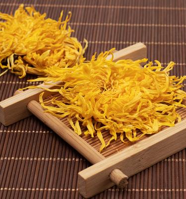 China Tea Jinsihuangju Golden Emperor Chrysanthemum Loose Petals For Flower Tea for sale