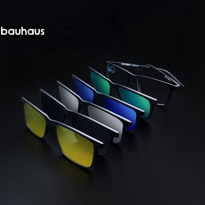 China Magnetic Clip On X3174 Clip On Polarized China Premium High Quality Luxury Soft Shades Men's Sunglasses for sale