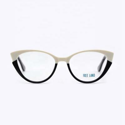 China CA07 Popular Fashion Beautiful Acetate Glass Optical Frame for sale