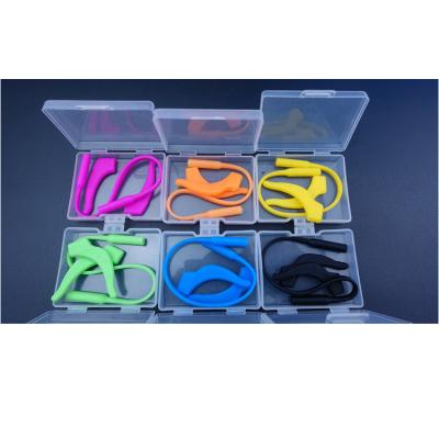 China HS003 Children Glass Elastic Silicone Head Strap And Ear Hook Set for sale