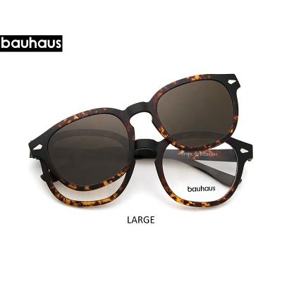 China Factory Polarized X3183 Retro Film High Quality Magnetic Clip On Sun Glasses for sale