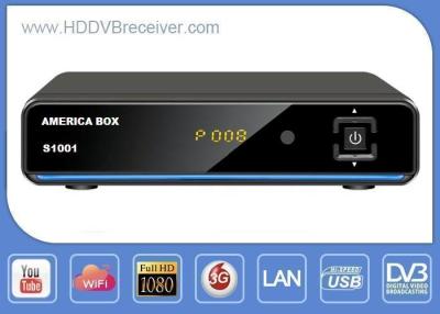 Chine Récepteur satellite noir de la boîte S1001 DVB de l'Amérique avec IKS 1GHz DDR3 à vendre