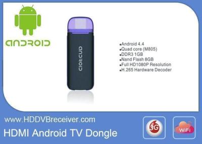 China El NAND destella la resolución completa 1080P Smart IPTV de la dongle elegante androide de la caja TV de 8GB en venta