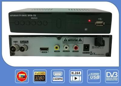 China AFGHAN TV BOX T2  High RF Signal Sensitivity DVB-T2 with Philip RF Amplifier Support AC / DC Power Supply for sale