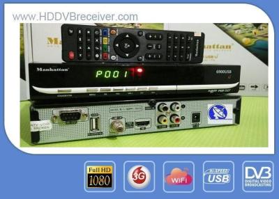 China USB6900 U + marca auto de Manhattan del rollo del Vu del poder del receptor de satélite de HD DVB S2 en venta