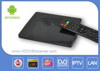 Cina Lan completa DLNA di sostegno XBMC Wifi 1080P DVB del ricevitore combinato ibrido HD di androide STB in vendita