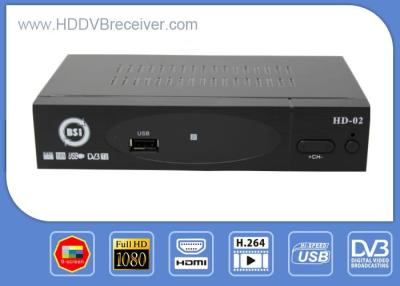 China DVB T2 Terrestrial Digital TV Receiver , HD USB Tuner With Multimedia Player for sale