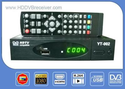 China HD MPEG4 1080P DVB T2 Terrestrial Receiver With Mstar T701 And MXL608 Chipset for sale