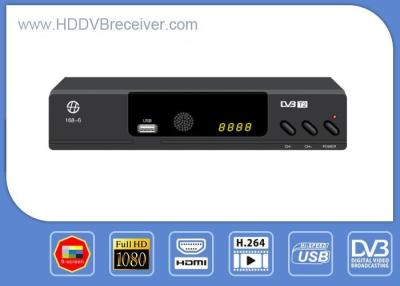 China Italia France 512M DDR2 DVB-T2 Digital Set-top Box / Digital Television Receiver for sale