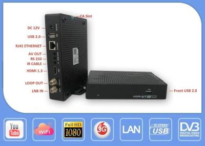 Chine Récepteur visuel MPEG2 et H.264, MPEG4 asp de MINI définition élevée de serveur de part de la part 3 G de SKYBOX M3 G à vendre