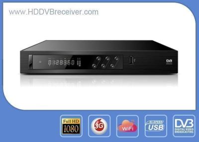 China Customized OSD DVB Satellite Receiver Dual USB Support 3G , IKS Share and Multi - CA for sale