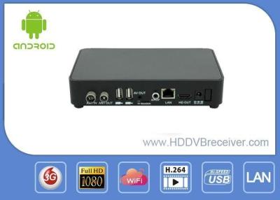 China Android Quad Core Smart IPTV Box OTT + T2 RTD1815 Terrestrial Receiver  DVB T2 H.265 for sale