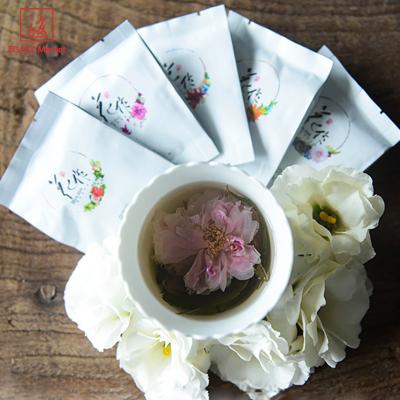 China Flowering Flowering Tea Huazuo Brand Flowering Herbal Tea Rose Flavor Tea for sale