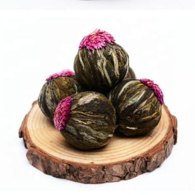 China 100% Flower Tea ZGJGZ China Hand Made Process Beautiful Dried Flower Tea Blooming Tea Balls for sale