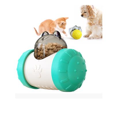 China New Viable Pet Supplies Tumbler Puzzle Slow Food Multifunctional Leak Ball Dog Toy for sale