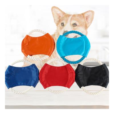 China Dogs Dog Puppy Chewing Teeth Stabilized Feeds Outdoor Sports Training Toy Man And Dog Interaction Flying Toys for sale