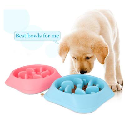 China Eco-Friendly Silicone Cat Dog Slow Feeder Bowl Dog Feeder Dogs Feeder Bowl Slow Heathy Wholesale Non Goods for sale