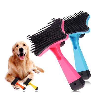 China Cat Hair Comb Dog Brush Pet Slicker Tool Remover Dematting Remover Dematting Small Animals Cleaning Grooming for sale