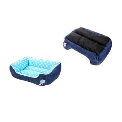 China Waterproof Waterproof Luxury Pet Sofa Pp Cotton Breathable Soft Lay Down Washable Dog Bed for sale