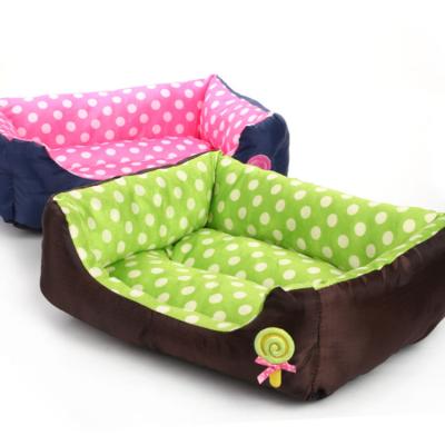 China Safety Pet Sofa Extra Firm Cotton Breathable Waterproof Washable Comfortable Dog Bed For Small Medium Large Dog Cat for sale