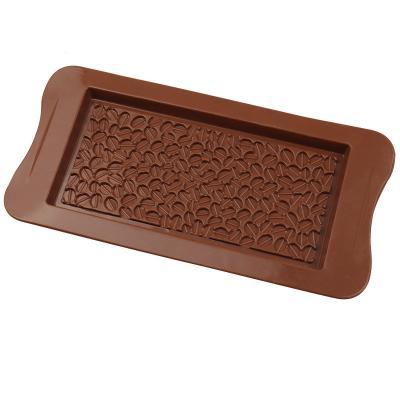 China 1005 Viable Full Sheet Coffee Bean Chocolate Chip Cookie Silicone Mold DIY Cake Decorating Baking Mold for sale