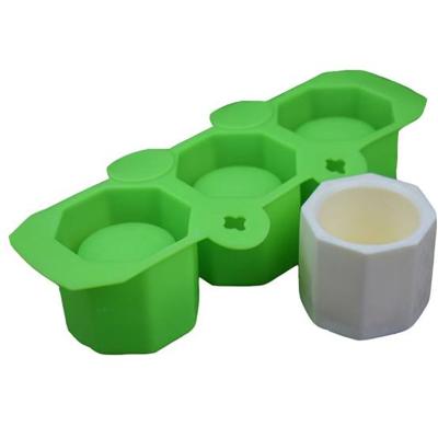 China 055 2021 New Design Popular Potted Green Plant Silicone Mold Viable For Concrete Planter for sale