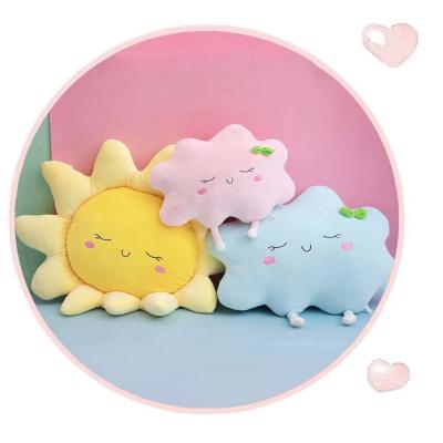 China Baby Home Plush Pillows Home Decor Cushion Cartoon Sun Cloud Cushions For Kids for sale