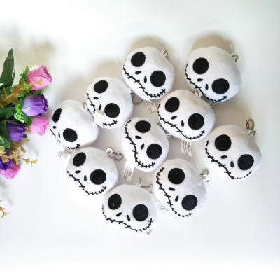 China Jack Skeleton Plush Keychain Toys Plush Christmas Pendants Dolls Halloween Gift for sale