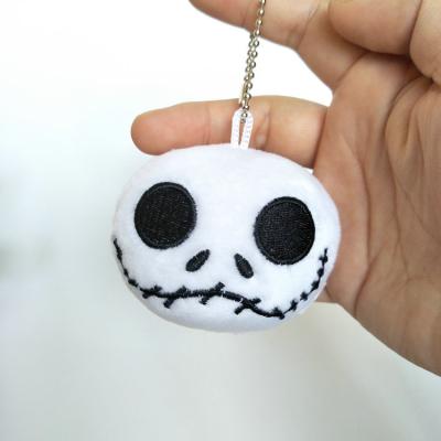 China 2021 New Plush Free Sample Ghost Key Chain Halloween Plush Toys Key Chain for sale