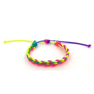 China BOHEMIA Hot Sale Girls Rainbow Color Friendship Handmade Braided Bracelet For Sale for sale