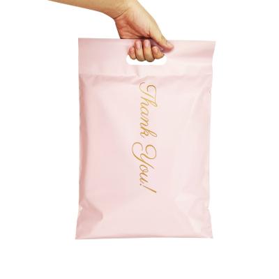 China Waterproof Self Seal Plastic Adhesive Express Delivery Carrier Closure Envelopes Poly Bag With Handle for sale