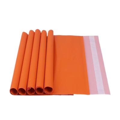 China Tear-proof/Nice Strong Adhesive Opaque Printing Custom Printed Plastic Orange Poly Mailers Printing Orange Mailing Bags Delivery Flyer Packing Bags for sale