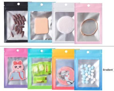 China Recyclable Custom Free Sample Zip Lock Foil Mylar Black Pink Smell Proof Plastic Food Bags for sale