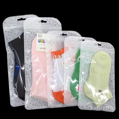 China Small Recyclable Zip Lock Thicken Packaging Bags Clear Plastic Jewelry Zipper Storage Bag Parts Large Ziplock Packaging for sale