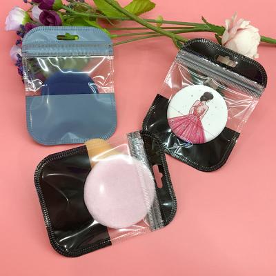 China Recyclable Reusable Custom Printed Clear Plastic Cosmetic Ziplock Bag for sale