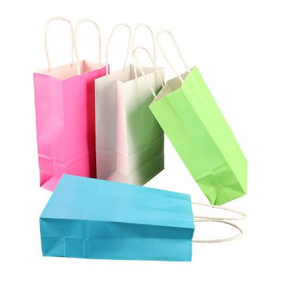 China Recyclable Craft Paper Bag Printing Paper Gift Bag Custom Brown Kraft Paper Bag for sale