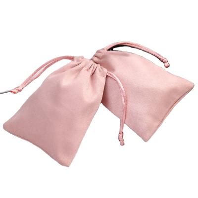 China Natural Customize Drawstring Velvet Jewelry Pouch Bag Jewelry Bags Pouch Jewelry Packaging Pouch for sale