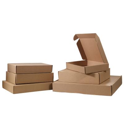 China Recyclable Brown Corrugated Paper Box Aircraft Carton Hard Gift Packing Case Sock Package Gift Box for sale