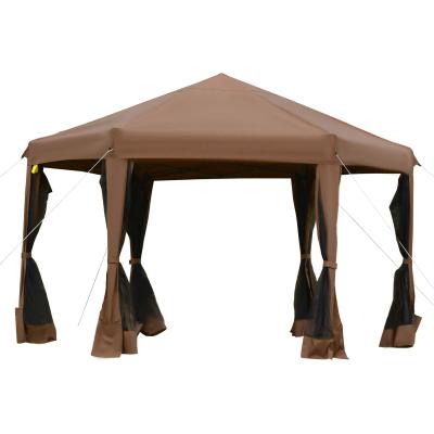 China Luxury Patio Garden Side Gazebo\Garden\Making Mesh Canopy Gazebo Mosquito Custom Pop Up Six Outdoor for sale