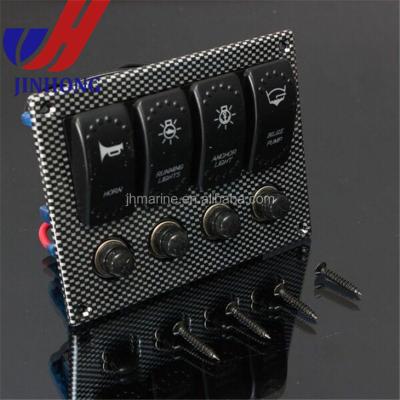 China Electronic/Marine/Jeep/Boat 4 Band 12V Marine Boat Car Control Switch Rocker Panel for sale