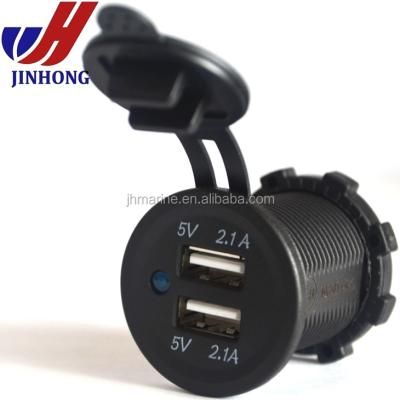 China Motorcycle Caravan Camper Trailer Car USB Charger Marine Socket etc. boat car caravan plug NEW 12V 4.2A for sale