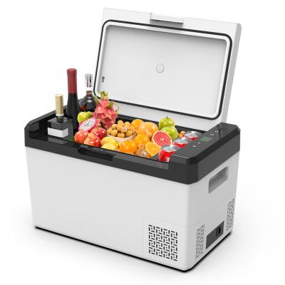 China Mini Caravan Portable Compressor Freezers Low Power Consumption Car Refrigerator Cooler Box For Camping for sale