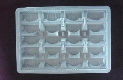 China 20 Holes Plastic Dumpling Box / Biodegradable Food Trays OEM / ODM Available for sale