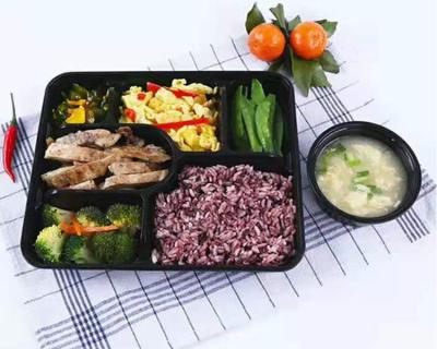 China Wegwerffach-Behälter 38oz 1150ml/Plastikmahlzeit Tray For Microwave zu verkaufen