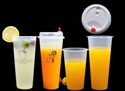 China 360ml 500ml 600ml 700ml 1000ml Food Grade Injection PP 90mm dia Disposable Plastic Cups for sale