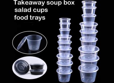 China Customized Size PP Food Trays With Lid For Soup Takeaway SGS FDA Approval for sale